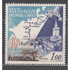 Monaco - Correo 1963 Yvert 614 ** Mnh   Rally de Montecarlo