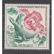 Monaco - Correo 1963 Yvert 615 ** Mnh   Conferencia postal