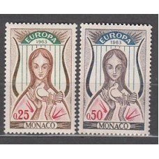 Monaco - Correo 1963 Yvert 618/9 ** Mnh   Europa