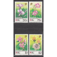 Singapur - Correo Yvert 619/22 ** Mnh  Flores