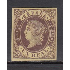 España Clásicos 1862 Edifil 61 * Mh  Firma Roig - Bonito