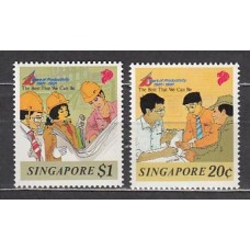 Singapur - Correo Yvert 623/4 ** Mnh