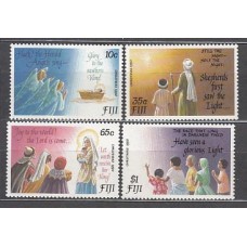 Fidji - Correo Yvert 629/32 ** Mnh Navidad