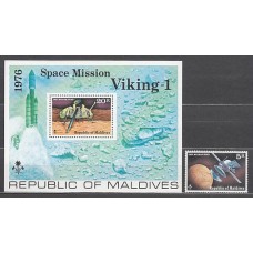 Maldives - Correo Yvert 630+H,40 ** Mnh  Astro