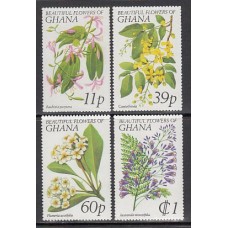 Ghana - Correo 1978 Yvert 634/37 ** Mnh  Flores