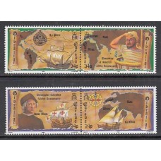 Gibraltar - Correo 1992 Yvert 647/50 ** Mnh Descubrimiento de América