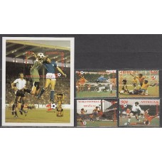 Antigua Correo Yvert 649/52+Hb 50 ** Mnh Deportes fútbol