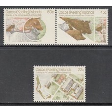 Cocos - Correo Yvert 65/7 ** Mnh