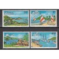 San Vicente-Grenadines - Correo Yvert 65/8 ** Mnh Vistas de la isla