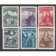 Austria - Correo 1933 Yvert 431/6 ** Mnh Religión