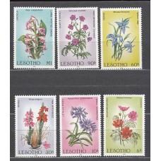 Lesotho - Correo Yvert 651/6 ** Mnh  Flores