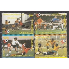 Antigua Correo Yvert 653/6 ** Mnh Deportes fútbol