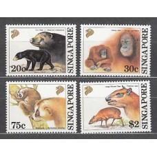 Singapur - Correo Yvert 655/8 ** Mnh  Fauna