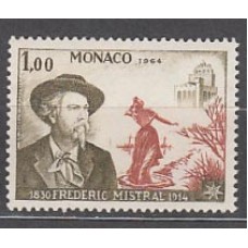 Monaco - Correo 1964 Yvert 660 ** Mnh   Fredreric  Mistral