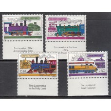 Israel - Correo 1977 Yvert 660/3 ** Mnh  Trenes