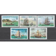 Turk y Caicos - Correo Yvert 660/4 ** Mnh  Barcos