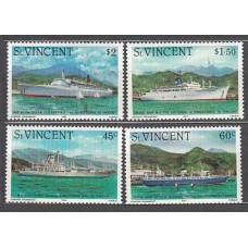 San Vicente - Correo Yvert 661/4 ** Mnh Barcos