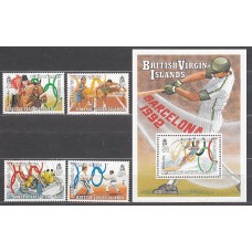 Virgenes - Correo Yvert 662/5+Hb 66 ** Mnh Olimpiadas de Barcelona