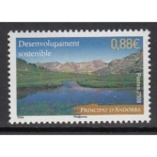 Andorra Francesa Correo 2008 Yvert 663 ** Mnh