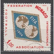 Monaco - Correo 1964 Yvert 663 usado  FIFA