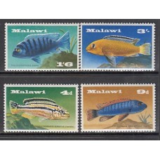 Malawi - Correo Yvert 68/71 ** Mnh  Fauna peces