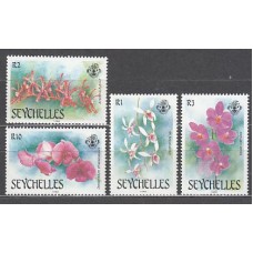 Seychelles - Correo Yvert 673/6 ** Mnh  Flores