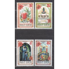 Santa Lucia - Correo Yvert 676/9 ** Mnh Navidad