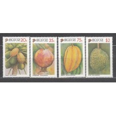 Singapur - Correo Yvert 680/3 ** Mnh  Frutos