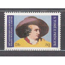 Santo Tomas y Principe - Correo Yvert 692 ** Mnh  Goethe