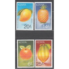 Kenya - Correo Yvert 693/6 ** Mnh  Frutos