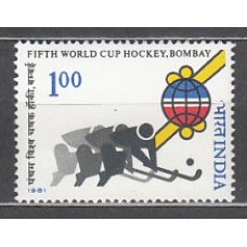 India - Correo Yvert 696 ** Mnh  Deportes hockey