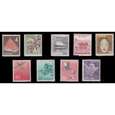 Japon - Correo 1962 Yvert 698A/703 * Mh