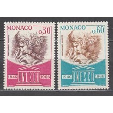 Monaco - Correo 1966 Yvert 700/1 ** Mnh   UNESCO