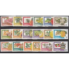 Antigua Correo Yvert 701/18 ** Mnh Flores y frutos