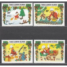 Turk y Caicos - Correo Yvert 705/8 ** Mnh  Walt Disney