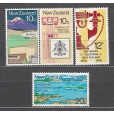 Nueva Zelanda - Correo 1978 Yvert 706/9 ** Mnh