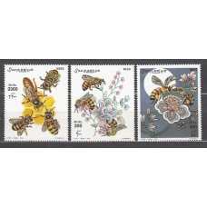 Somalia - Correo Yvert 719/21 ** Mnh  Fauna insectos