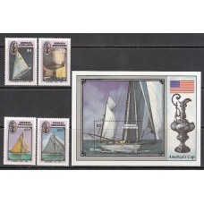 Grenada-Grenadines - Correo Yvert 723/6+H.125 ** Mnh Barcos