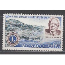 Monaco - Correo 1967 Yvert 725 ** Mnh   Club Lions