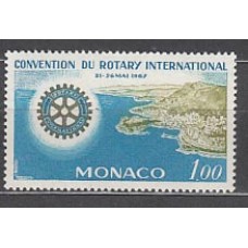 Monaco - Correo 1967 Yvert 726 ** Mnh   Rotary internacional