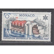 Monaco - Correo 1967 Yvert 727 ** Mnh   Esposición de Montreal