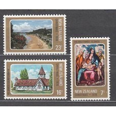 Nueva Zelanda - Correo 1978 Yvert 727/9 ** Mnh Navidad