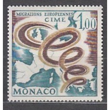 Monaco - Correo 1967 Yvert 728 ** Mnh   Migraciones