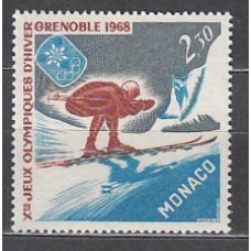 Monaco - Correo 1967 Yvert 733 ** Mnh   Olimpiadas de Grenoble