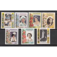 Barbuda - Correo Yvert 734/40 ** Mnh Reina madre