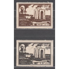 Iran - Correo 1950 Yvert 735/6 ** Mnh