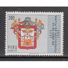 Peru - Correo 1982 Yvert 742 ** Mnh Escudo
