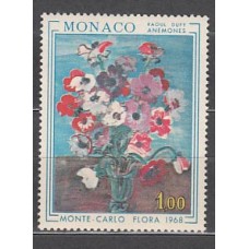 Monaco - Correo 1968 Yvert 743 ** Mnh   Flora