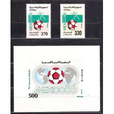 Siria - Correo Yvert 756/7+H.35 ** Mnh  Deportes fútbol