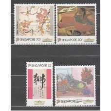 Singapur - Correo Yvert 757/60 ** Mnh  Pinturas